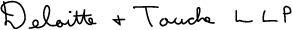 (DELOITTE & TOUCHE LLP)